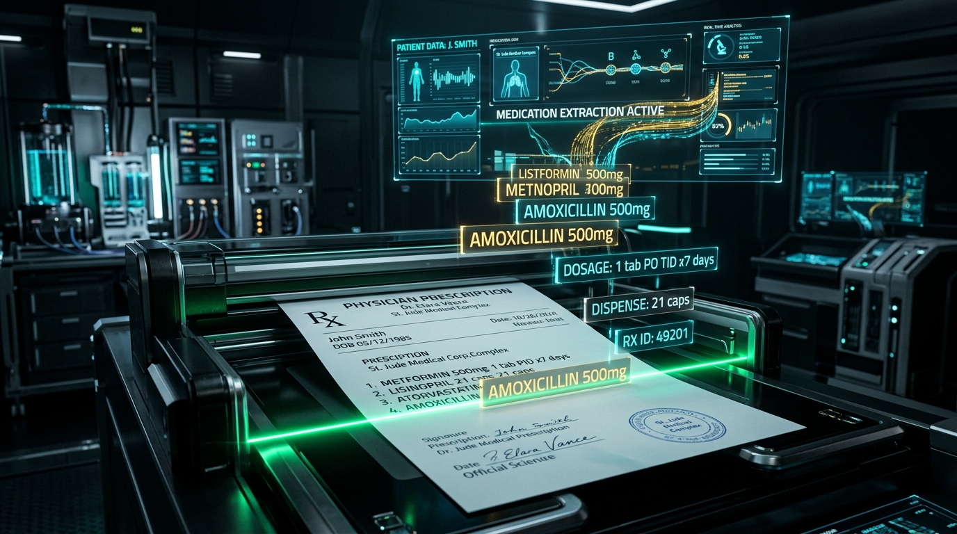 Scan d'ordonnance par IA